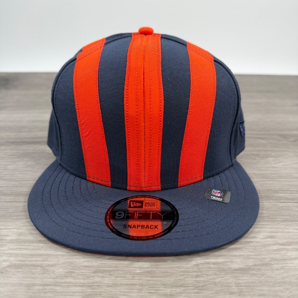 New Era Chicago Bears Hat Retro 9Fifty Helmet Snapback Adjustable Cap NFL